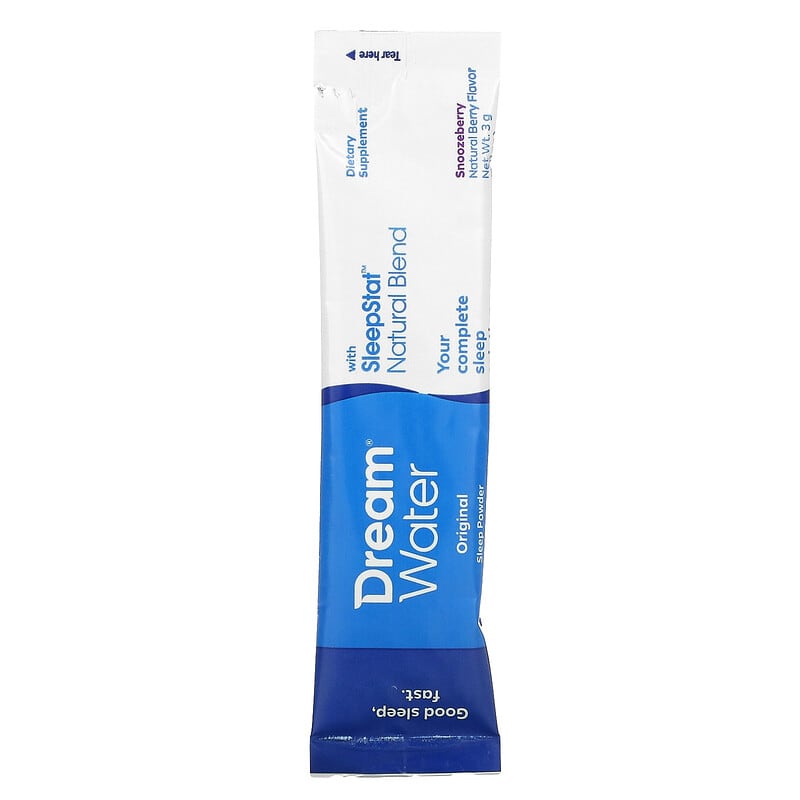 Dream Water, Sleep Powder, Snoozeberry, 10 Sticks, 3 g Each 857430002384