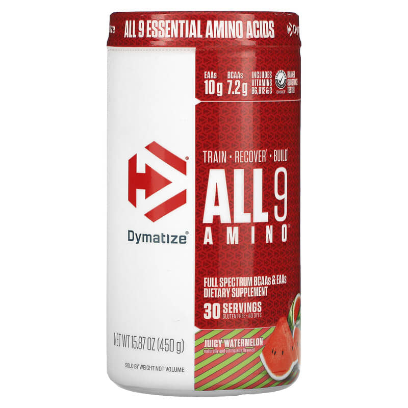 Dymatize ALL9AMINO Juicy Watermelon 15.87 oz (450 g) 705016181049