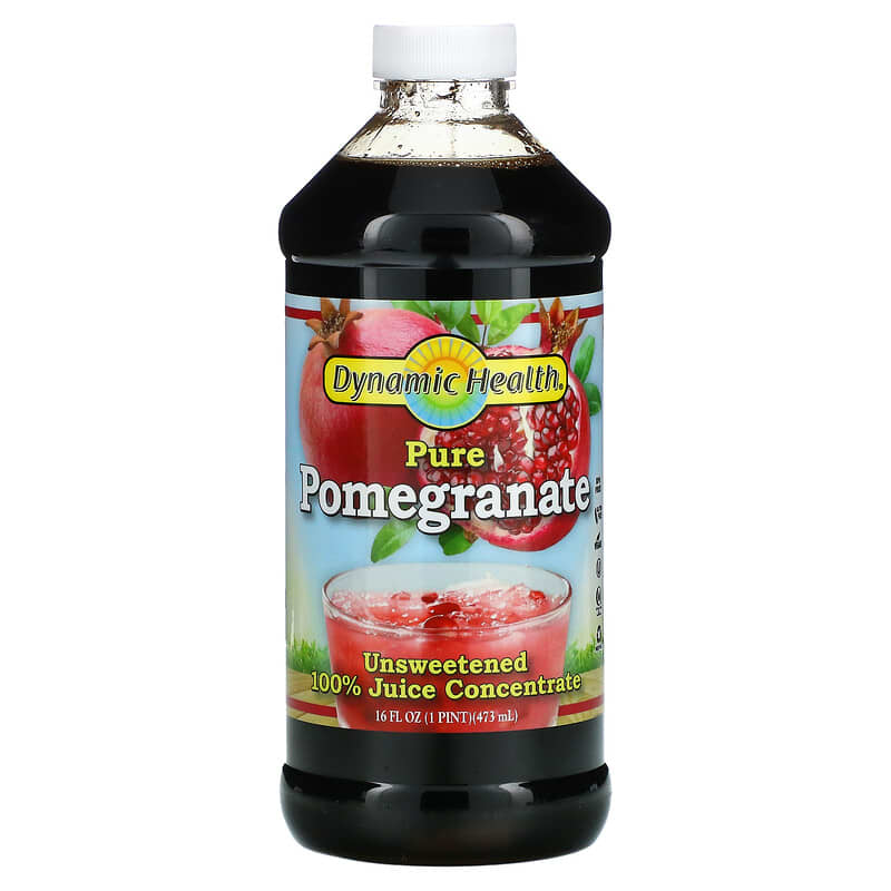 Dynamic Health Pure Pomegranate Unsweetened 16 fl oz (473 ml) 790223100235