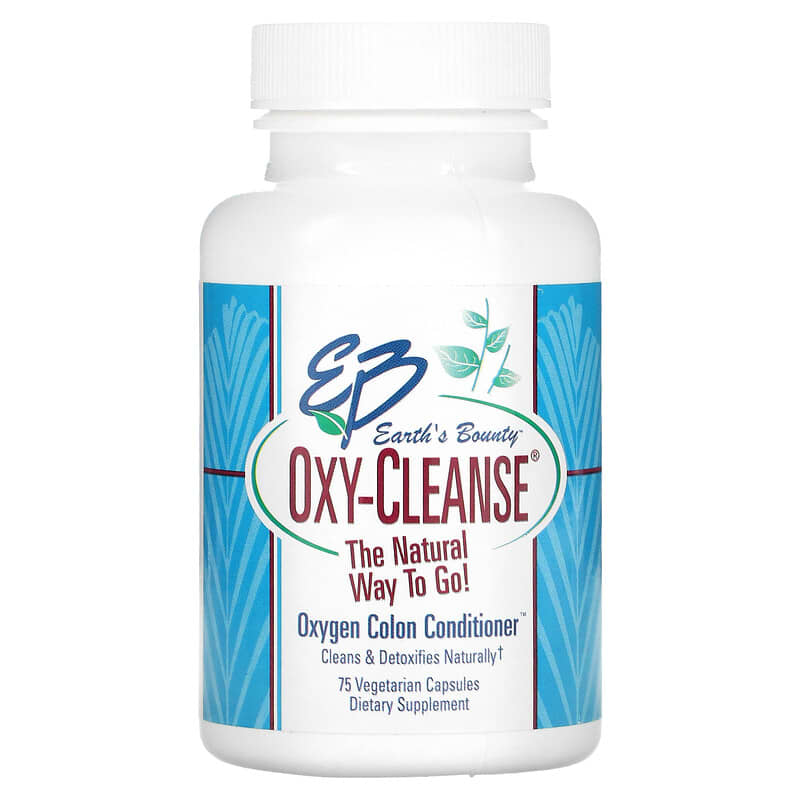Earth's Bounty (Matrix Health) Oxy-Cleanse Oxygen Colon Conditioner 75 Vegetarian Capsules 707990101006