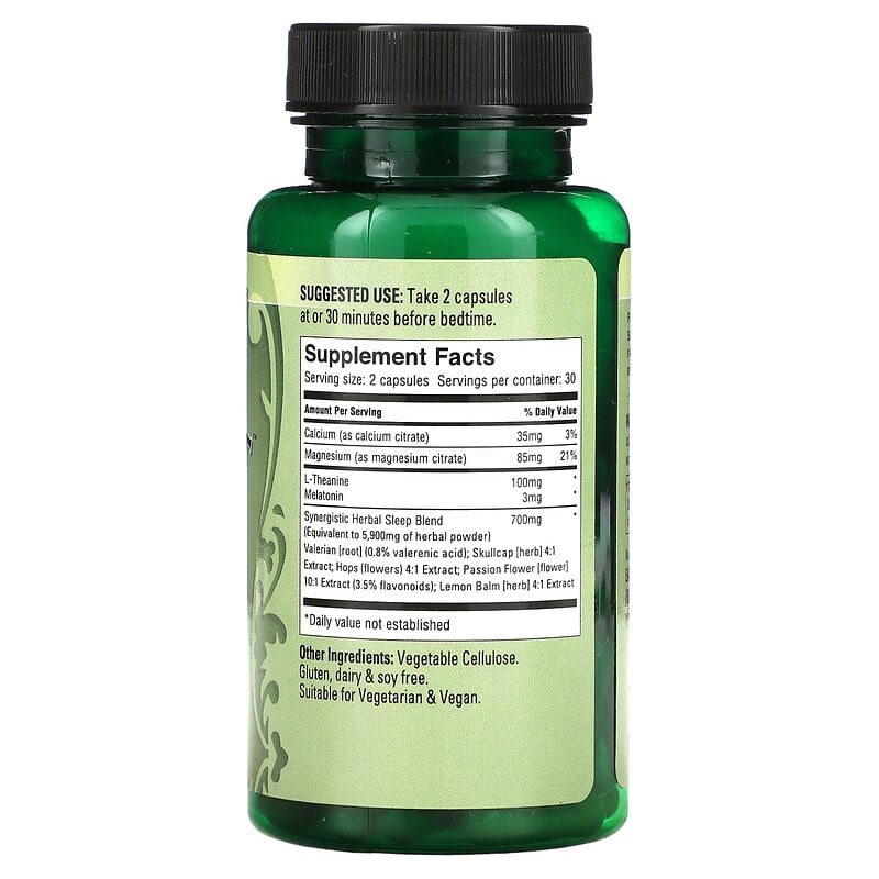 Earth's Bounty ( Matrix Health ), Sleep Perfect, 60 Vegetarian Capsules 707990250001