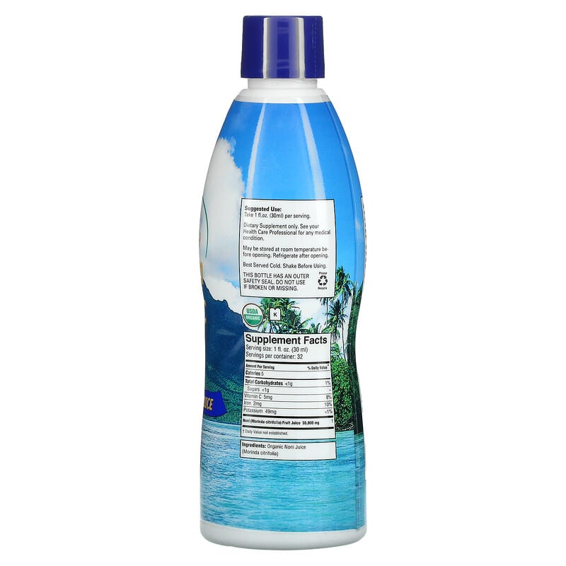 Earth's Bounty ( Matrix Health ), Tahitian Organic Noni Juice, 32 fl oz (946 ml) 707990210005