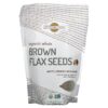 Earthtone Foods Organic Whole Brown Flax Seeds 16 oz (453 g) 817516020732