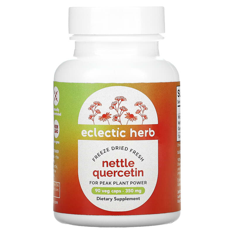 Eclectic Institute Freeze Dried Fresh Needle Quercetin 175 mg 90 Veg Caps 23363369027
