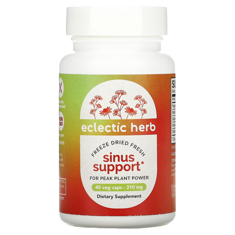 Eclectic Institute Freeze-Dried Fresh Sinus Support 310 mg 45 Veg Caps 23363324156