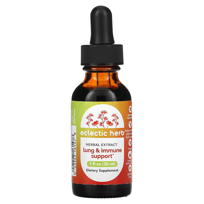 Eclectic Institute Lung & Immune Support 1 fl oz (30 ml) 23363161478