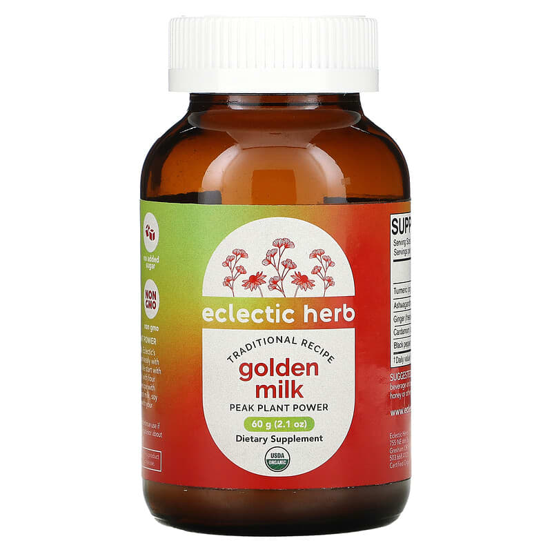 Eclectic Institute Traditional Recipe Golden Milk 2.1 oz (60 g) 23363376476