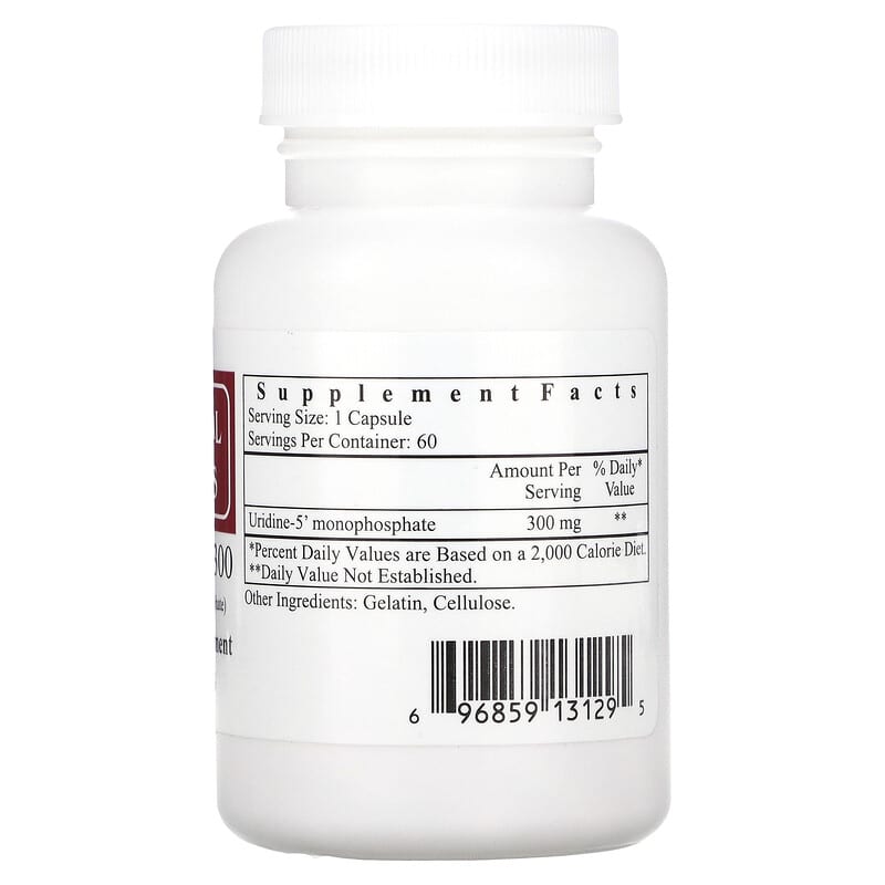 Ecological Formulas, Uridine-300, 60 Capsules 696859131295