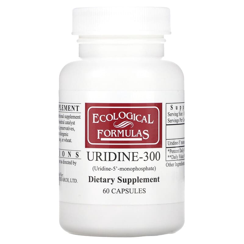 Ecological Formulas Uridine-300 60 Capsules 696859131295