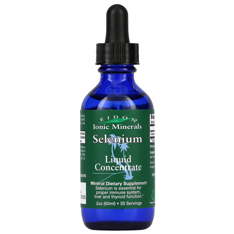 Eidon Mineral Supplements Selenium Liquid Concentrate 2 oz (60 ml) 640923000338