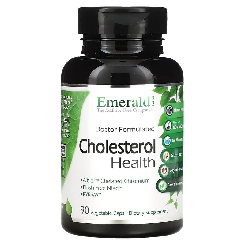 Emerald Laboratories Cholesterol Health 90 Vegetable Caps 743650002252