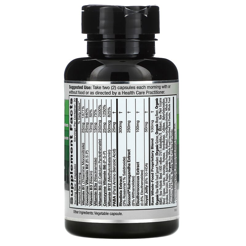 Emerald Laboratories, Coenzymated Adrenal Health, 60 Vegetable Caps 743650002191