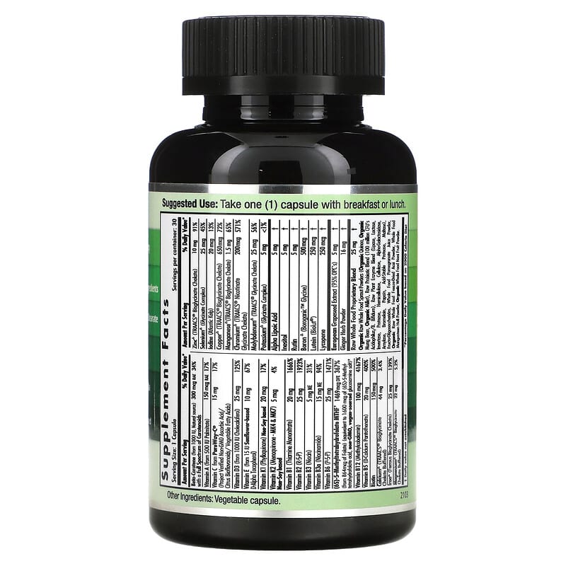 Emerald Laboratories, CoEnzymated Prenatal 1-Daily Multi, 30 Vegetable Caps 743650003440