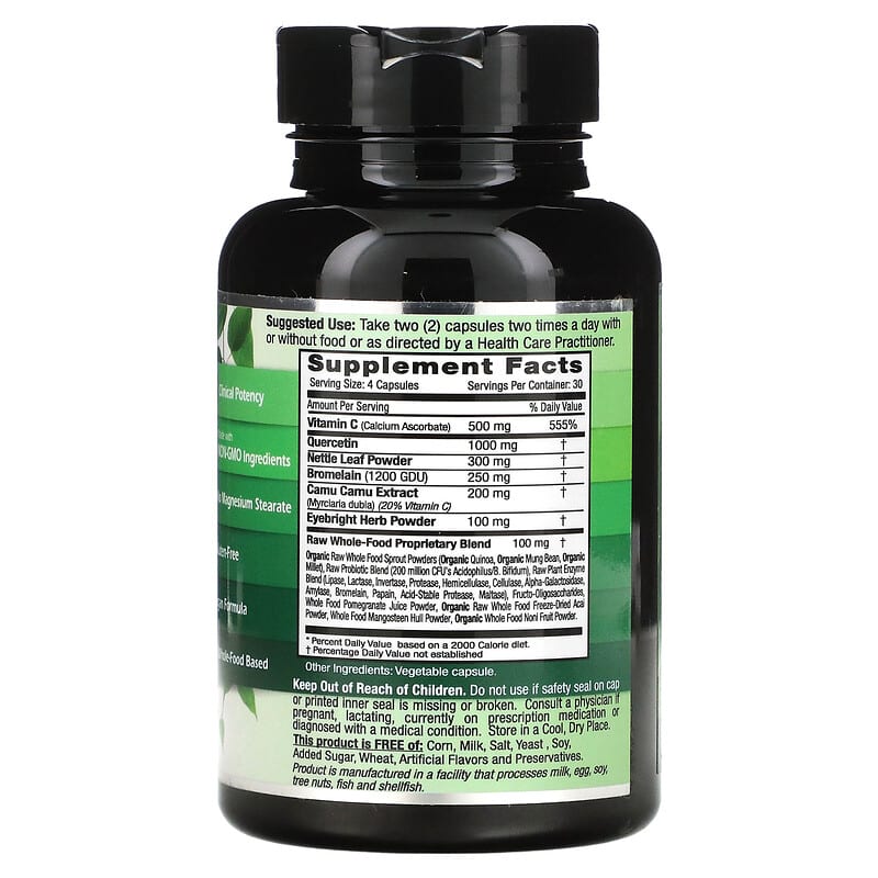 Emerald Laboratories, Doctor-Formulated Allergy Health, 120 Vegetable Caps 743650002283