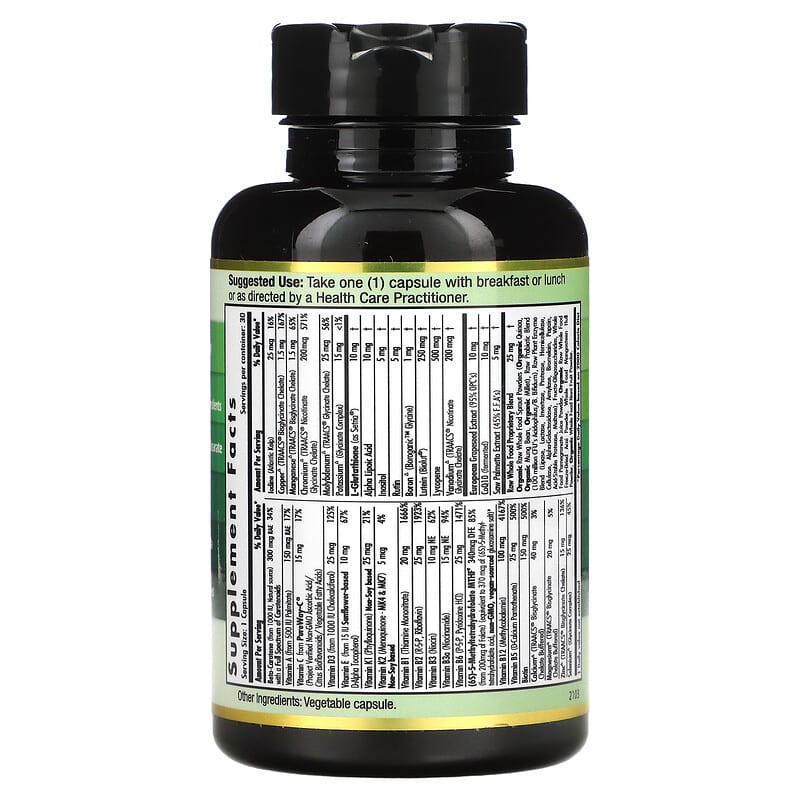 Emerald Laboratories, Men's 45+ 1-Daily Multi, 30 Vegetable Caps 743650003372