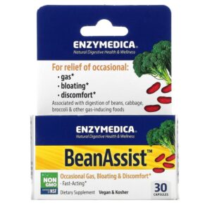 Enzymedica BeanAssist 30 Capsules 670480130308