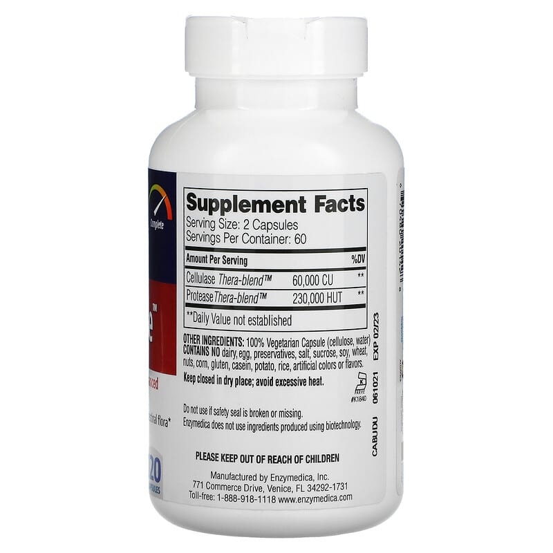 Enzymedica, Candidase, 120 Capsules 670480201428