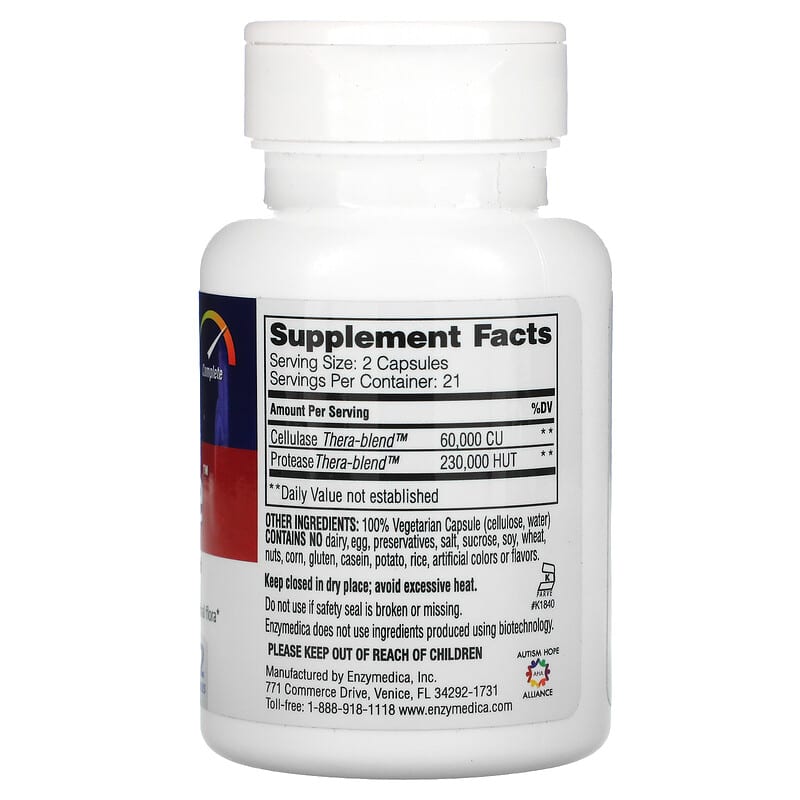 Enzymedica, Candidase, 42 Capsules 670480201404