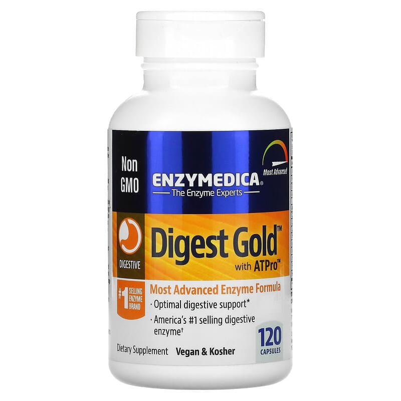 Enzymedica Digest Gold with ATPro 120 Capsules 670480202128