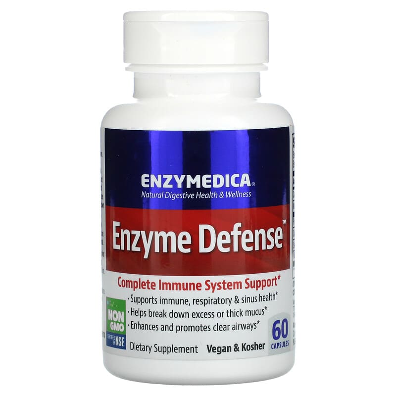 Enzymedica Enzyme Defense 60 Capsules 670480981412