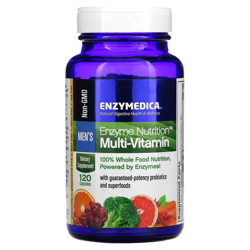 Enzymedica Enzyme Nutrition Multi-Vitamin Men's 120 Capsules 670480140062