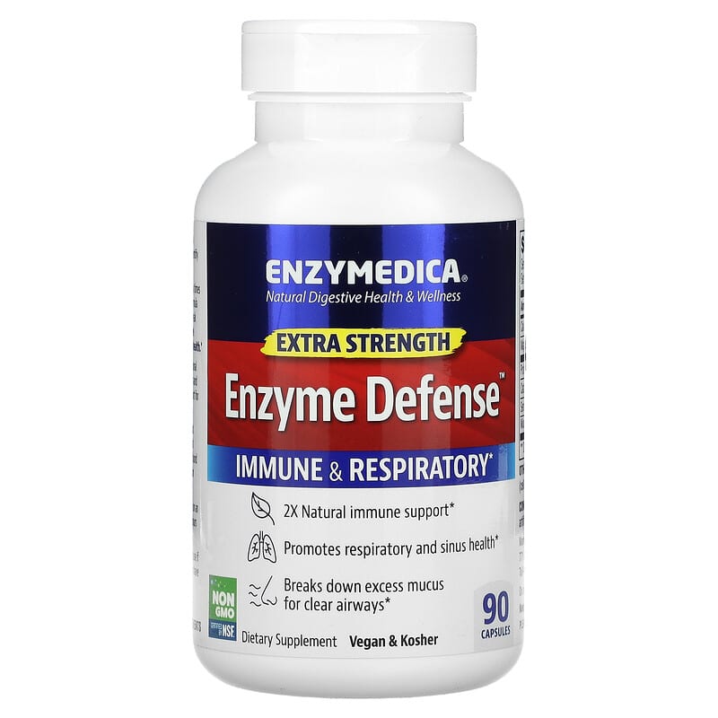 Enzymedica Extra Strength Enzyme Defense 90 Capsules 670480290804