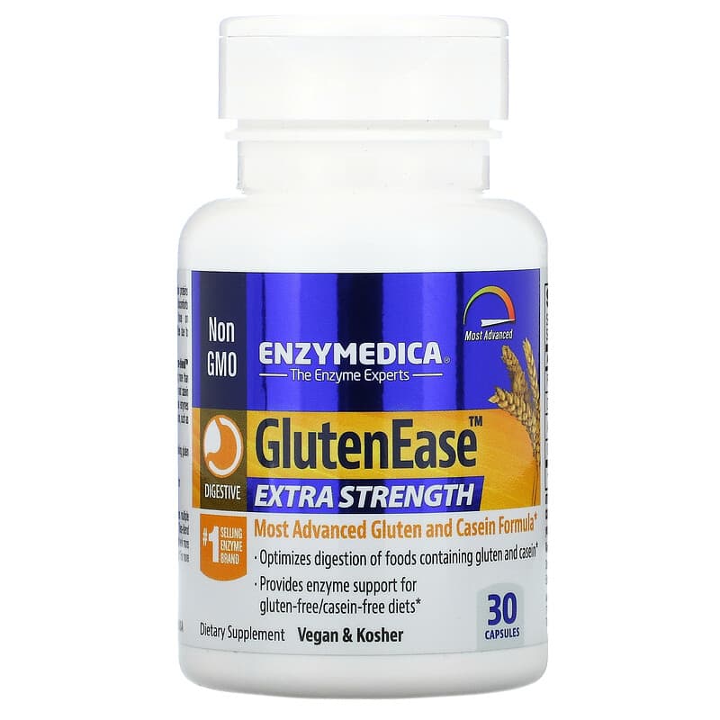 Enzymedica GlutenEase Extra Strength 30 Capsules 670480120101