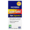 Enzymedica Lypo Gold For Fat Digestion 60 Capsules 670480981306