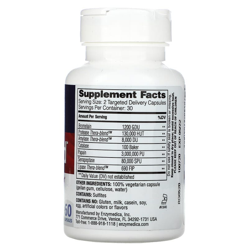 Enzymedica, Repair Gold, Muscle, Tissue, and Joint Function, 60 Capsules 670480270400