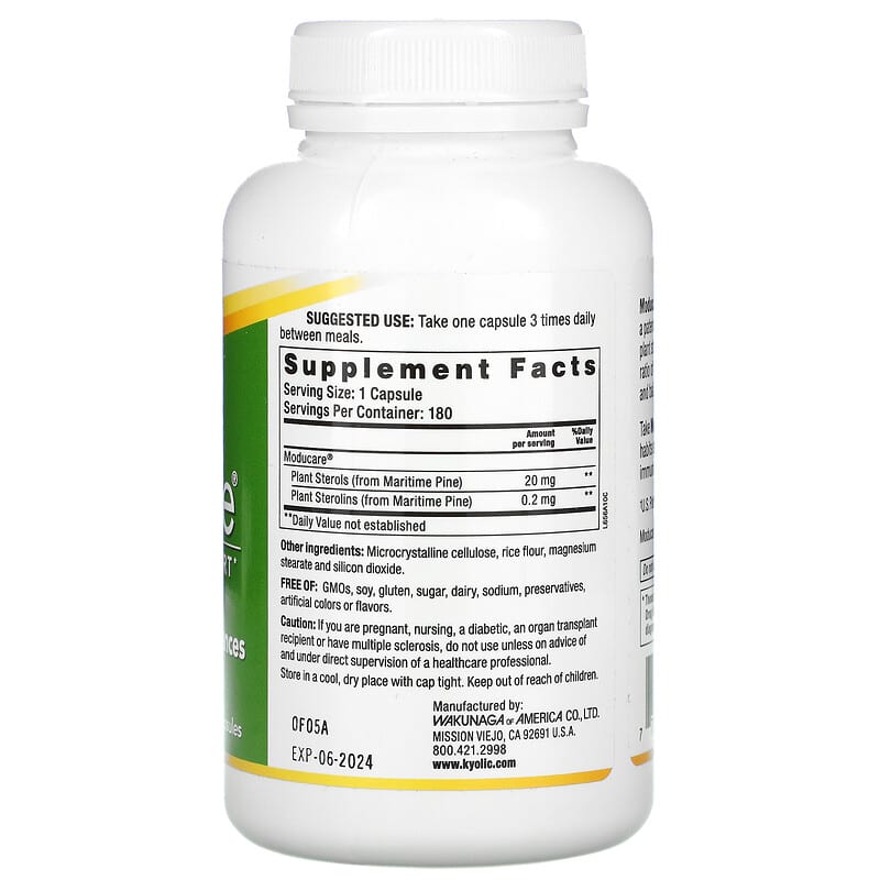EPI, Moducare, 180 Vegetarian Capsules 772570656108