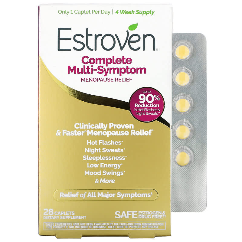 Estroven Complete Menopause Relief 28 Vegetarian Caplets 92961040294