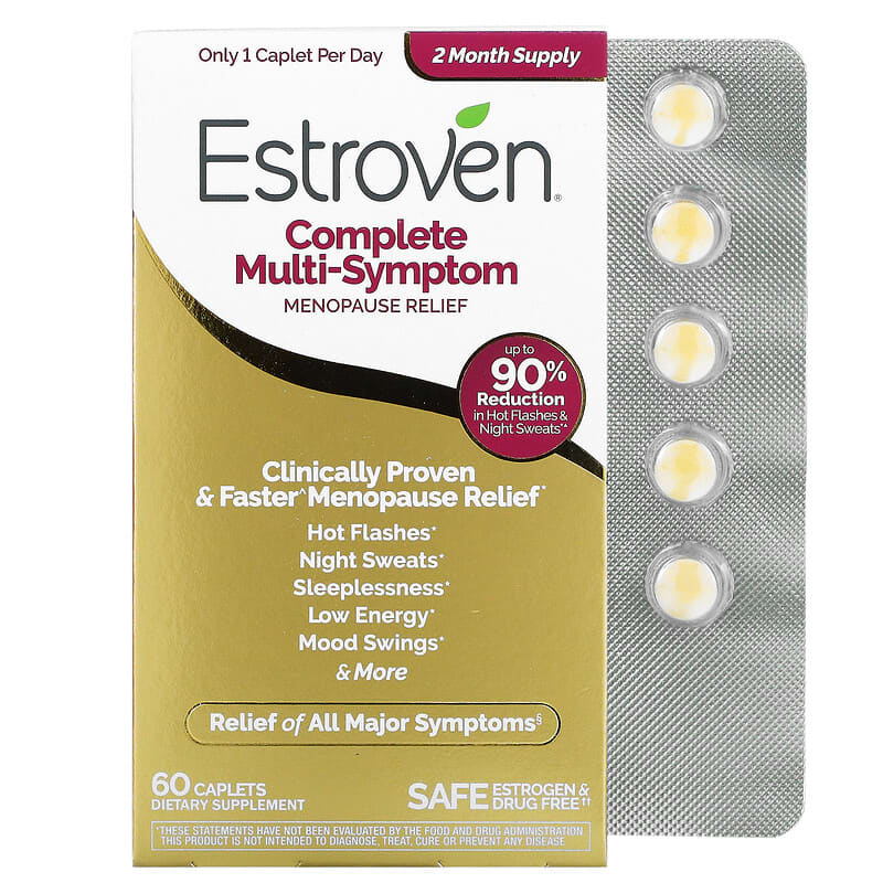 Estroven Complete Multi-Symptom Menopause Relief 60 Caplets 92961040348