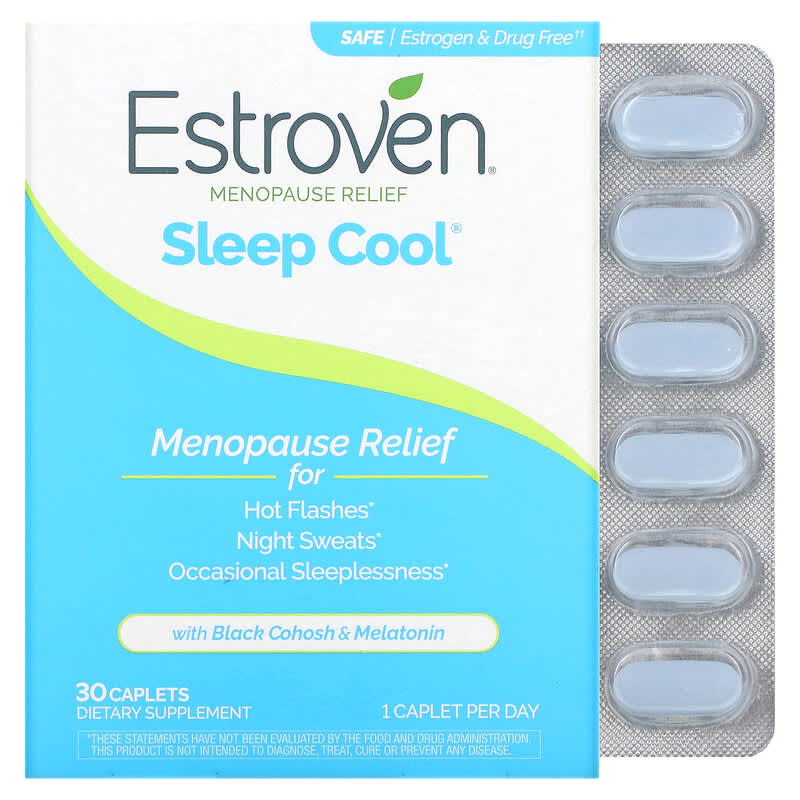 Estroven Menopause Relief + Sleep Cool 30 Caplets 92961040072