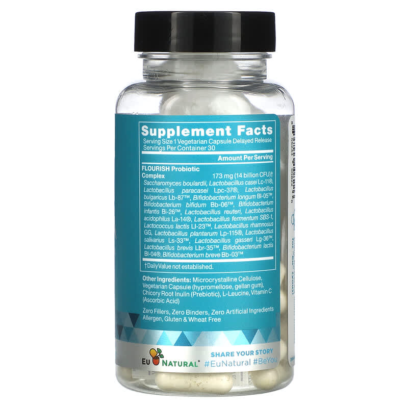 Eu Natural, Momma, 18 Probiotic Strains, 14 Billion CFU, 30 Vegetarian Capsules 855244008226