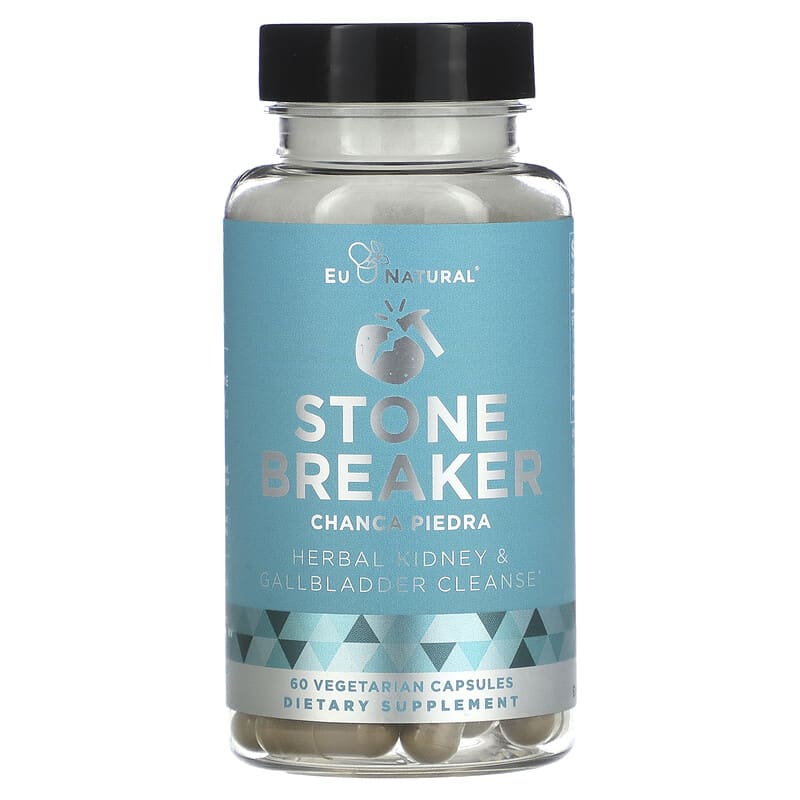 Eu Natural STONE BREAKER Chanca Piedra 60 Vegetarian Capsules 855244008158
