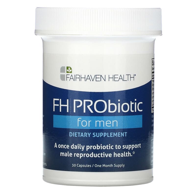 Fairhaven Health FH PRObiotic for Men 30 Capsules 896593002282