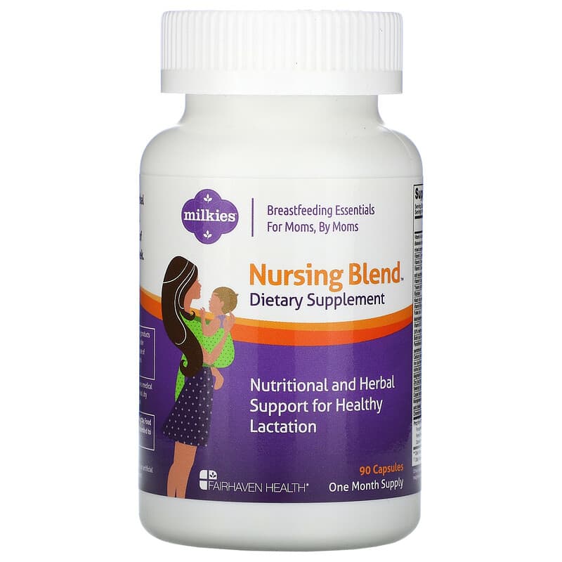 Fairhaven Health Milkies Nursing Blend 90 Capsules 895749000165