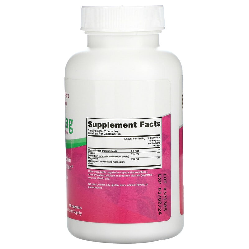 Fairhaven Health, Peapod, Cal-Mag, 60 Capsules 895749000158