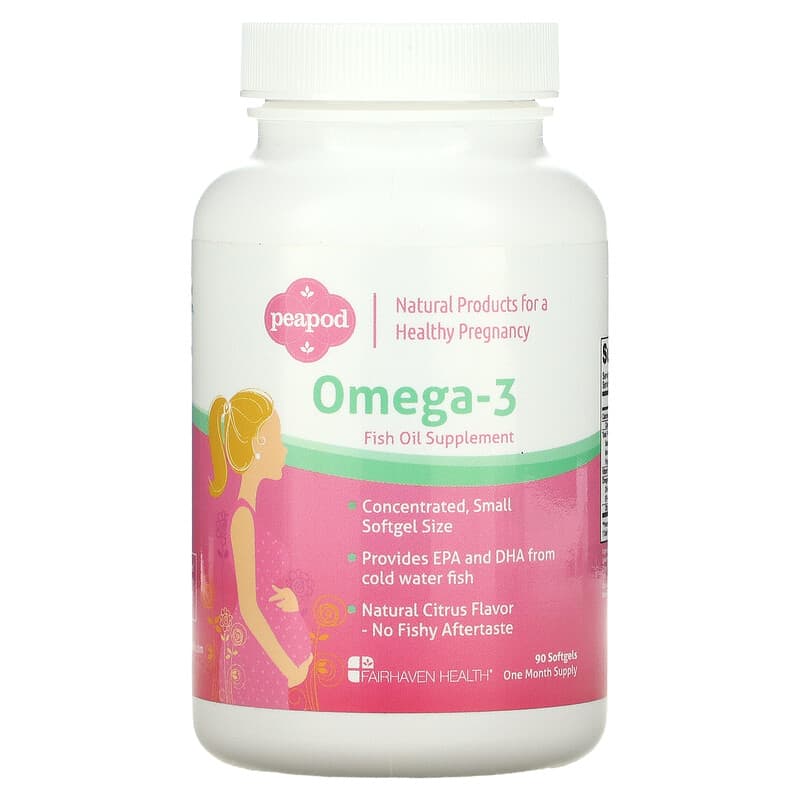 Fairhaven Health PeaPod Omega 3 90 Softgels 895749000110