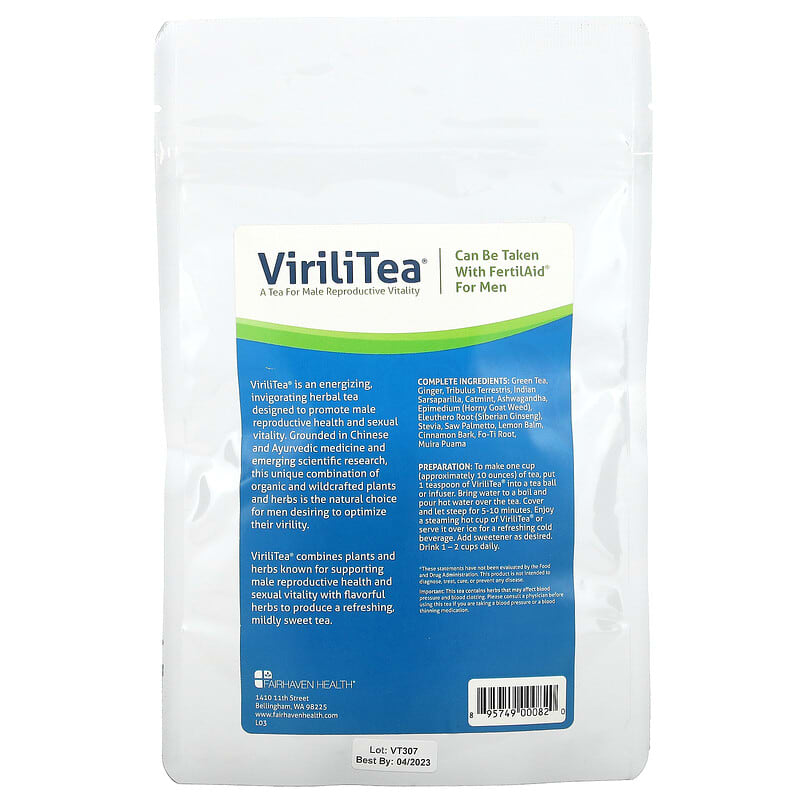 Fairhaven Health, ViriliTea for Men, 4 oz 895749000820