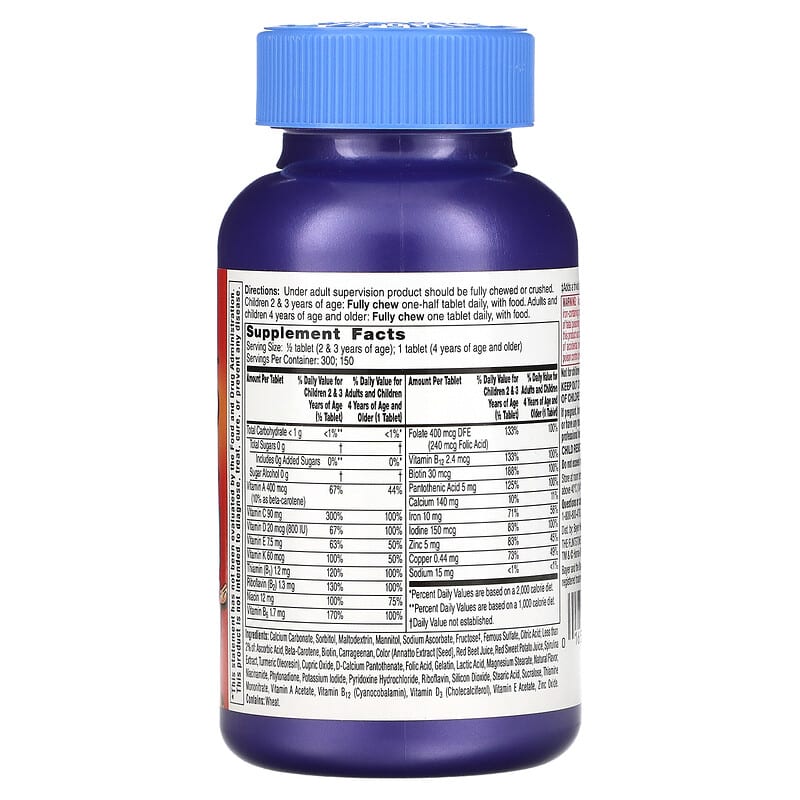 Flintstones, Complete, Children's Multivitamin Supplement, 150 Chewable Tablets 16500097136