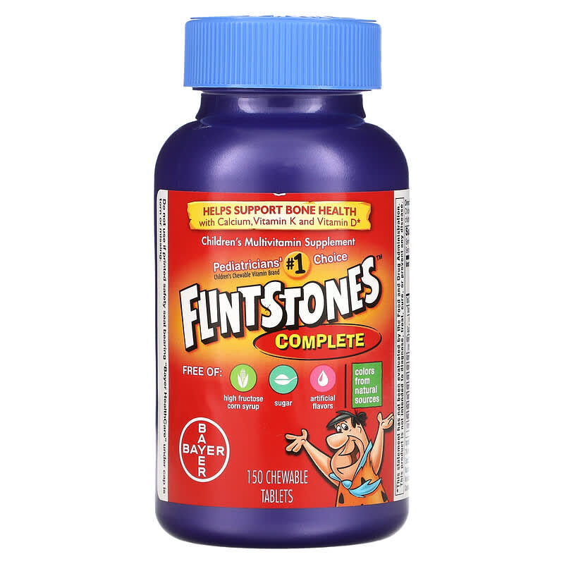Flintstones Complete Children's Multivitamin Supplement 150 Chewable Tablets 16500097136