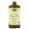 Flora Certified Organic Flax Oil 32 fl oz (946 ml) 61998678985