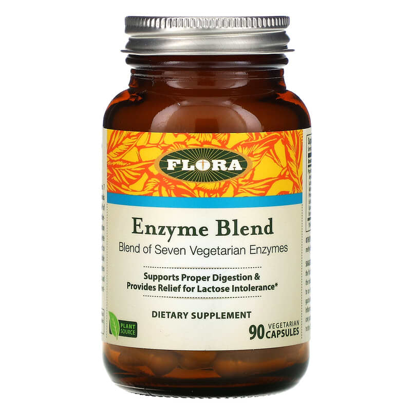 Flora Enzyme Blend 90 Vegetarian Capsules 61998613603