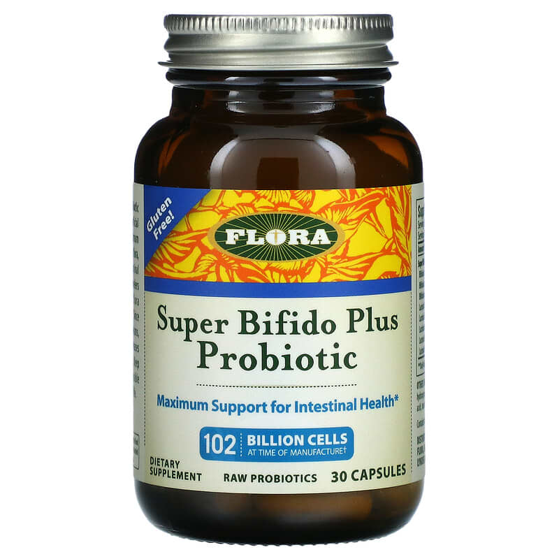 Flora Super Bifido Plus Probiotic 102 Billion Cells 30 Capsules 61998619728