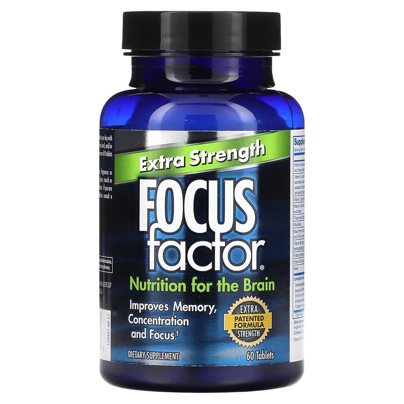 Focus Factor, Extra Strength, 60 Tablets 855119006067