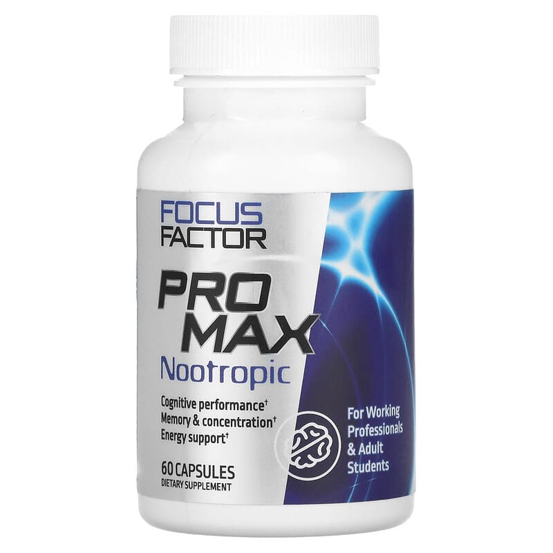Focus Factor, Pro Max Nootropic, 60 Capsules 811909033705
