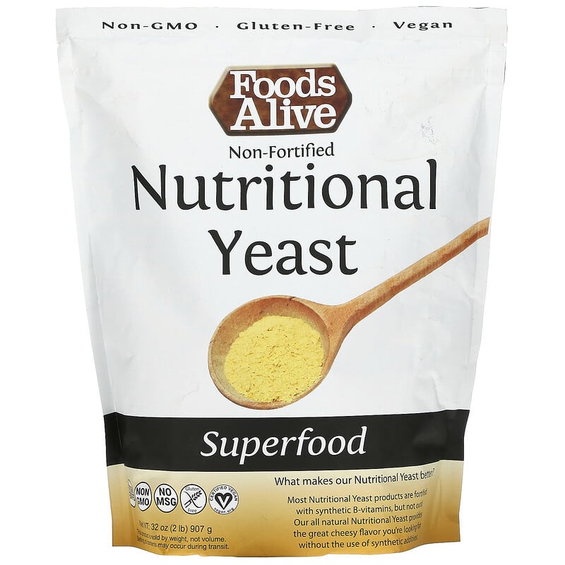 Foods Alive Superfood Non-Fortified Nutritional Yeast 32 oz (907 g) 850008080074