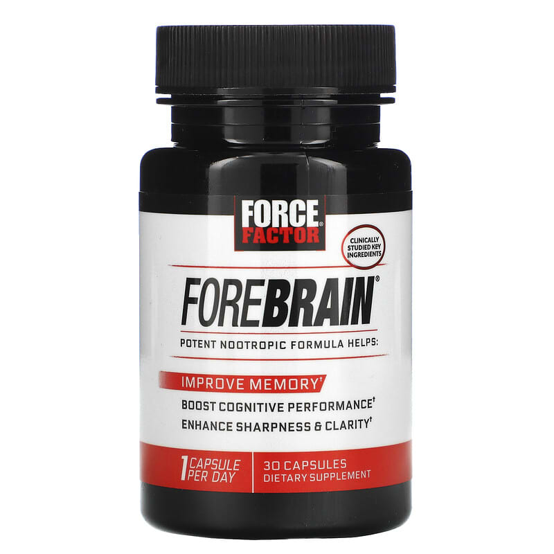 Force Factor, Forebrain, 30 Capsules 818594014033