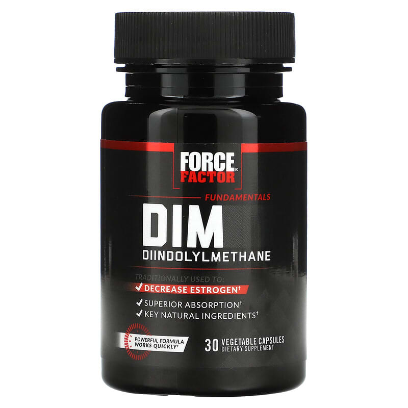 Force Factor, Fundamentals DIM Diindolylmethane, 30 Vegetable Capsules 818594015245